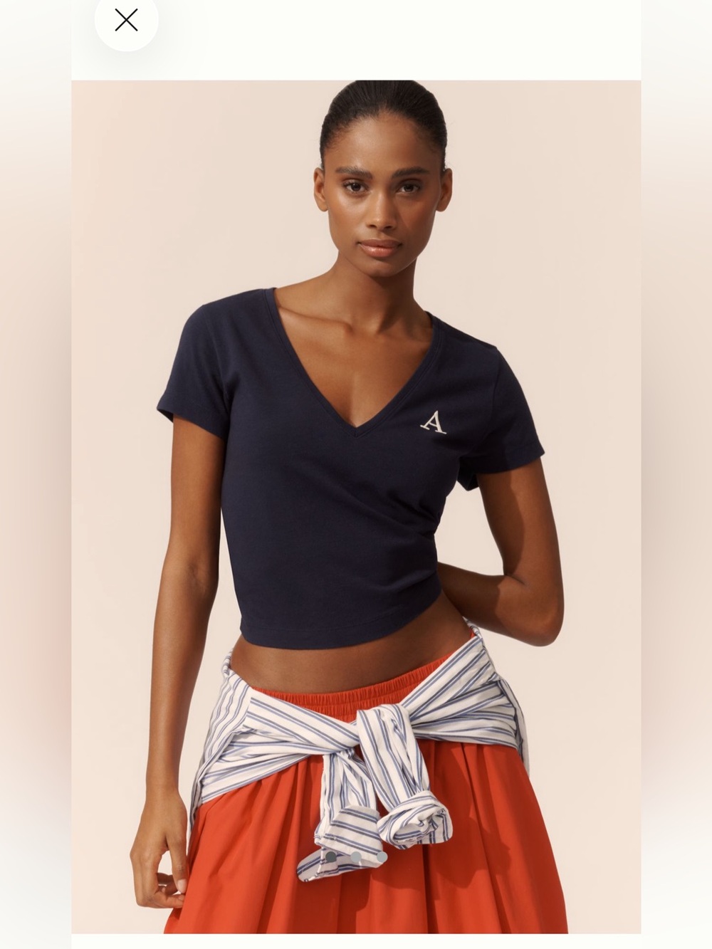 Maeve v neck tee